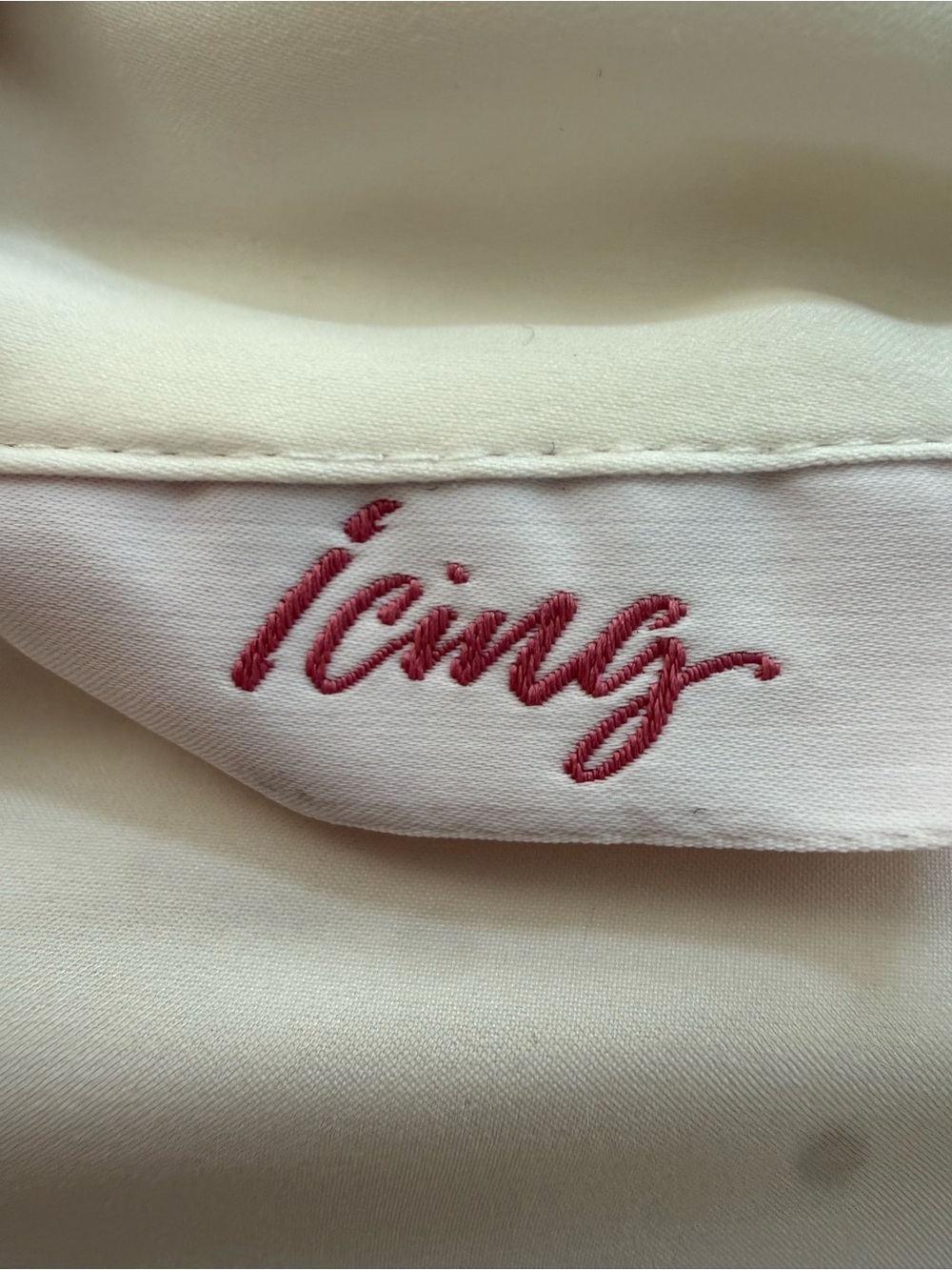 Icing Bride Embellished Satin Robe - Ivory - Picture 4 of 4